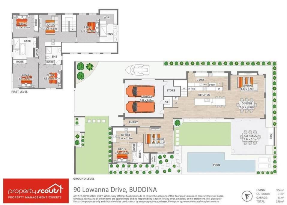 Beachside Buddina Luxury Family House 5 Bedrooms Экстерьер фото